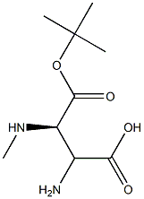 BOC-(R)-2-AMINO-3-(METHYLAMINO)PROPANOIC ACID Struktur