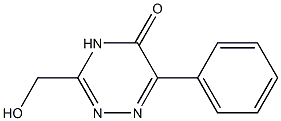 3-HYDROXYMETHYL-6-PHENYL-1,2,4-TRIAZIN-5(4H)-ONE Struktur