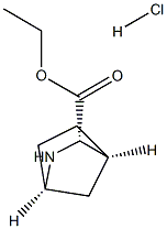 ETHYL (1R,3S,4S)-2-AZABICYCLO[2.2.1]HEPTANE-3-CARBOXYLATE HYDROCHLORIDE Struktur