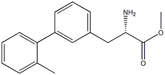 METHYL (2S)-2-AMINO-3-[3-(2-METHYLPHENYL)PHENYL]PROPANOATE Struktur