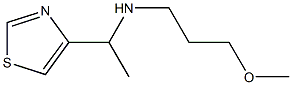 (3-METHOXY-PROPYL)-(1-THIAZOL-4-YL-ETHYL)-AMINE Struktur