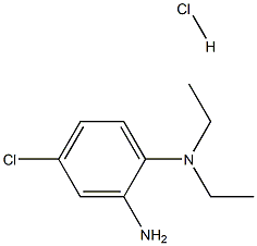 N-(2-AMINO-4-CHLOROPHENYL)-N,N-DIETHYLAMINE HYDROCHLORIDE Struktur