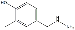 (3-METHYL-4-HYDROXY-BENZYL)-HYDRAZINE Struktur