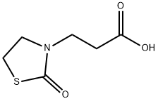 3-(2-OXO-1,3-THIAZOLIDIN-3-YL)PROPANOIC ACID Struktur