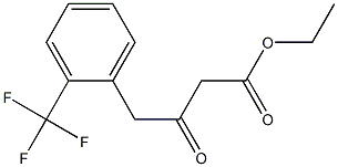 3-OXO-4-(2-TRIFLUOROMETHYL-PHENYL)-BUTYRIC ACID ETHYL ESTER Struktur