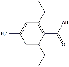 4-AMINO-2,6-DIETHYLBENZOIC ACID Struktur