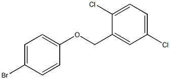 4-BROMOPHENYL-(2,5-DICHLOROBENZYL)ETHER Struktur