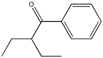 2-ETHYL-1-PHENYL-BUTAN-1-ONE Struktur