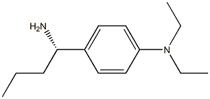 [4-((1S)-1-AMINOBUTYL)PHENYL]DIETHYLAMINE Struktur