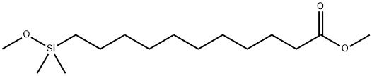 10-(CARBOMETHOXY)DECYLDIMETHYLMETHOXYSILANE Struktur