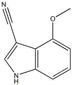 3-CYANO-4-METHOXYINDOLE Struktur