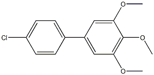 4'-CHLORO-3,4,5-TRIMETHOXY-BIPHENYL Struktur