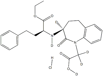 BENAZEPRIL-D5 HCL Struktur