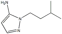 1-(3-METHYLBUTYL)-1H-PYRAZOL-5-AMINE Struktur