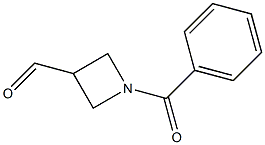 1-BENZOYL-AZETIDINE-3-CARBALDEHYDE Struktur