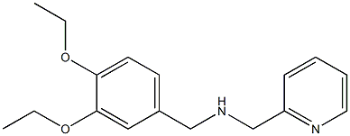 N-(3,4-DIETHOXYBENZYL)-N-(PYRIDIN-2-YLMETHYL)AMINE Struktur