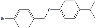 4-BROMOBENZYL-(4-ISOPROPYLPHENYL)ETHER Struktur