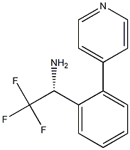 (1R)-2,2,2-TRIFLUORO-1-(2-(4-PYRIDYL)PHENYL)ETHYLAMINE Struktur