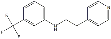 (2-PYRIDIN-4-YL-ETHYL)-(3-TRIFLUOROMETHYL-PHENYL)-AMINE Struktur