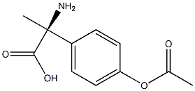 (2S)-2-(4-ACETYLOXYPHENYL)-2-AMINOPROPANOIC ACID Struktur