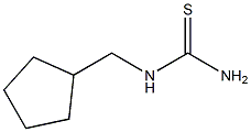 CYCLOPENTYLMETHYL-THIOUREA Struktur