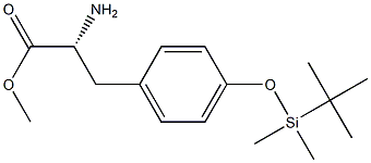 METHYL (2R)-2-AMINO-3-[4-(1,1,2,2-TETRAMETHYL-1-SILAPROPOXY)PHENYL]PROPANOATE Struktur