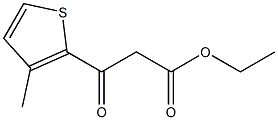 ETHYL (3-METHYL-2-THENOYL)ACETATE Struktur