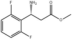 METHYL (3R)-3-AMINO-3-(2,6-DIFLUOROPHENYL)PROPANOATE Struktur