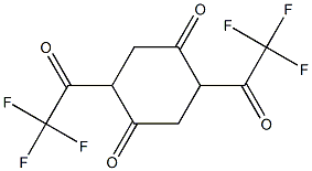 2,5-BIS(TRIFLUOROACETYL)CYCLOHEXANE-1,4-DIONE Struktur