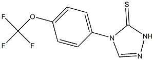 4,5-DIHYDRO-4-(4-TRIFLUOROMETHOXYPHENYL)-1,2,4-TRIAZOLE-5(1H)-THIONE Struktur