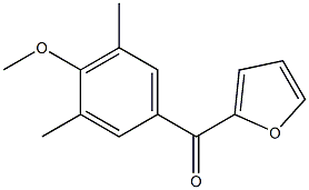 2-(3,5-DIMETHYL-4-METHOXYBENZOYL)FURAN Struktur