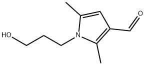 1-(3-HYDROXY-PROPYL)-2,5-DIMETHYL-1H-PYRROLE-3-CARBALDEHYDE Struktur