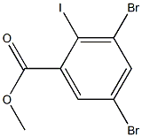 METHYL 3,5-DIBROMO-2-IODOBENZOATE Struktur