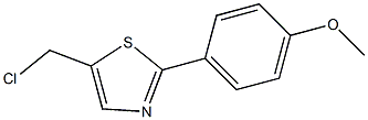 5-CHLOROMETHYL-2-(4-METHOXY-PHENYL)-THIAZOLE Struktur