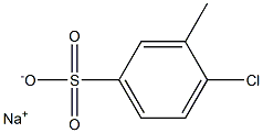 2-CHLOROTOLUENE-5-SULFONIC ACID SODIUM SALT Struktur