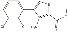 METHYL 3-AMINO-4-(2,3-DICHLOROPHENYL)THIOPHENE-2-CARBOXYLATE Struktur