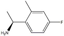 (1S)-1-(4-FLUORO-2-METHYLPHENYL)ETHYLAMINE Struktur