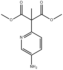 DIMETHYL 2-(5-AMINO-2-PYRIDINYL)-2-METHYLMALONATE Struktur