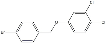 4-BROMOBENZYL-(3,4-DICHLOROPHENYL)ETHER Struktur