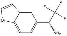 (1R)-1-BENZO[B]FURAN-5-YL-2,2,2-TRIFLUOROETHYLAMINE Struktur