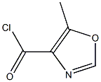 5-METHYL-1,3-OXAZOLE-4-CARBONYL CHLORIDE Struktur