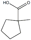 1-METHYLCYCLOPENTANECARBOXYLIC ACID Struktur