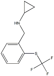 (1S)CYCLOPROPYL[2-(TRIFLUOROMETHYLTHIO)PHENYL]METHYLAMINE Struktur