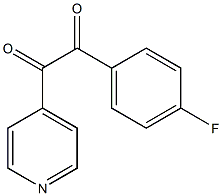 1-(4-FLUORO-PHENYL)-2-PYRIDIN-4-YL-ETHANE-1,2-DIONE Struktur