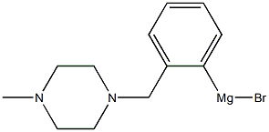 2-[(4-METHYLPIPERAZINO)METHYL]PHENYLMAGNESIUM BROMIDE Struktur