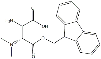 FMOC-BETA-N,N-DIMETHYLAMINO-D-ALA Struktur