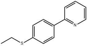 2-(4-ETHYLTHIOPHENYL)PYRIDINE Struktur