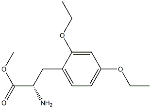 METHYL (2S)-2-AMINO-3-(2,4-DIETHOXYPHENYL)PROPANOATE Struktur