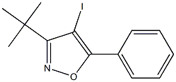 3-TERT-BUTYL-4-IODO-5-PHENYLISOXAZOLE Struktur