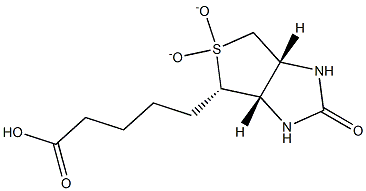 5-[(3AS,4S,6AR)-5,5-DIOXIDO-2-OXOHEXAHYDRO-1H-THIENO[3,4-D]IMIDAZOL-4-YL]PENTANOIC ACID Struktur